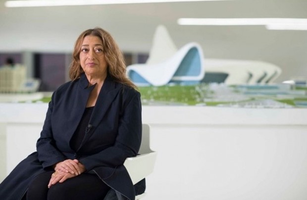 Iraqi-British architect Zaha Hadid died aged 65